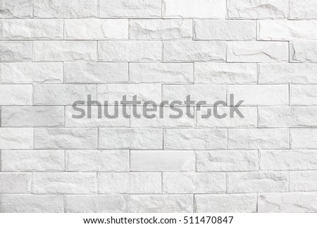 white colour brick wall background texture