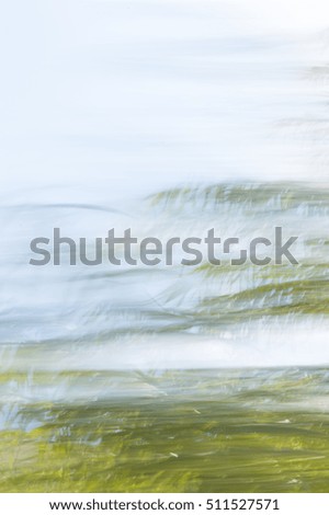 Blurred abstract background. Dragged paint effect landscape concept.