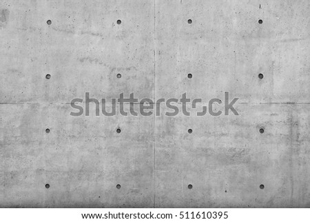 Black and white image. Texture of a concrete wall