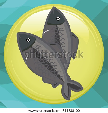 Fish vector icon