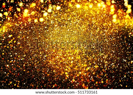 New year decoration,Closeup on golden background
