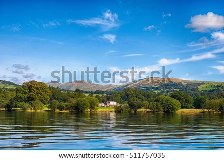 Windermere, Lake District United Kingdom Royalty-Free Stock Photo #511757035