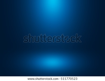 Gradient Blue abstract background. Smooth Dark blue with Black vignette Studio. Royalty-Free Stock Photo #511770523