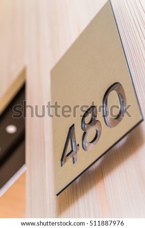 apartment number
