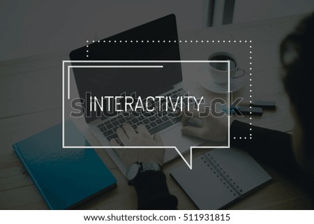 COMMUNICATION WORKING TECHNOLOGY BUSINESS INTERACTIVITY CONCEPT