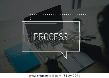 COMMUNICATION WORKING TECHNOLOGY BUSINESS PROCESS CONCEPT
