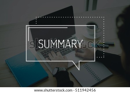 COMMUNICATION WORKING TECHNOLOGY BUSINESS SUMMARY CONCEPT Royalty-Free Stock Photo #511942456