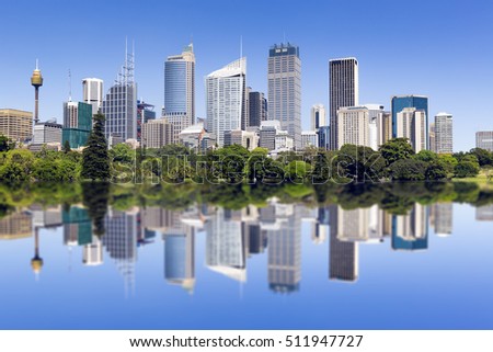 
The city skyline in Sydney, Australia