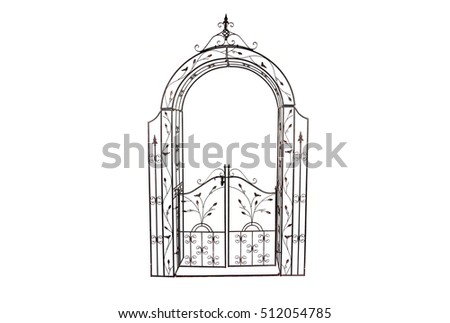 Iron furniture. Wedding arch