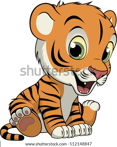 Little funny tiger
