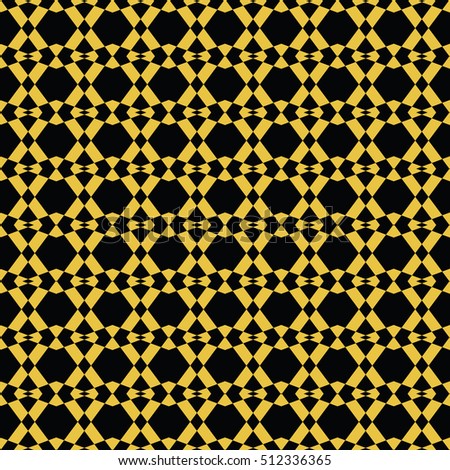 Abstract seamless pattern of black and gold color for wallpapers and background. Seamless line geometric background . Straight Lines Background
