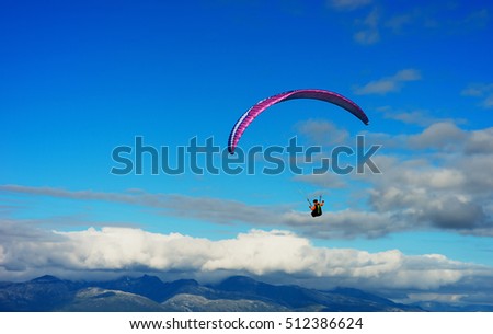 Kite flyer in the sky background hd