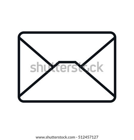 envelope letter isolated icon