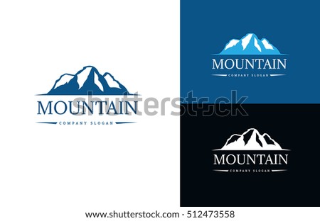 Mountain logo template