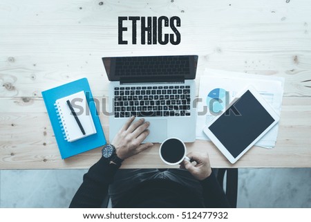 COMMUNICATION TECHNOLOGY BUSINESS AND ETHICS CONCEPT