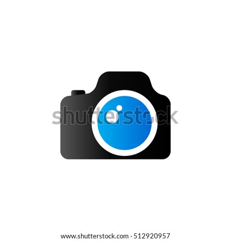Camera icon in duo tone color. Photography picture imaging