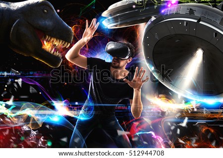 World of videogames Royalty-Free Stock Photo #512944708