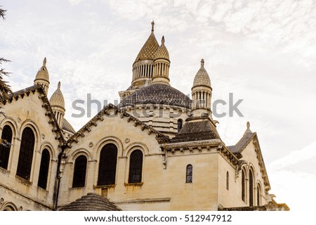 St. Front's Cathedral of Perigueux, France. .