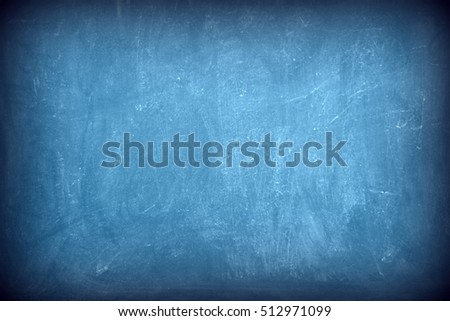 Blue chalkboard texture  background 