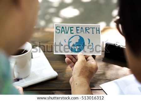 Save Earth Ecology Environment Conservation Concept