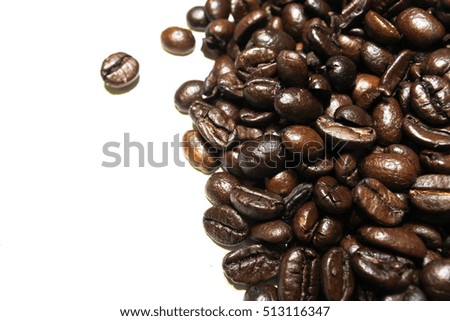 coffee, coffee beans, coffee wallpaper, coffee on white background