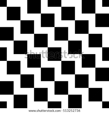 Vector modern abstract geometry squares pattern. black and white seamless geometric background . subtle pillow and bed sheet design. creative art deco. hipster fashion print
