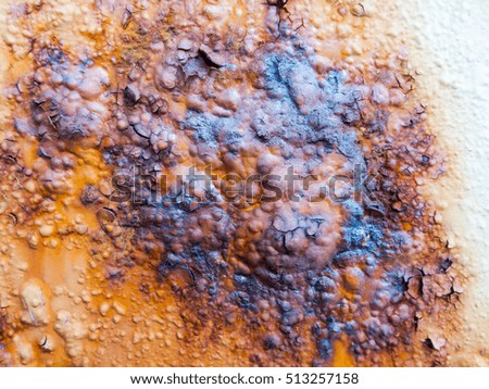 Photo Picture of the Metal Rust Corroded Texture