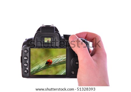 Digital  camera in hand