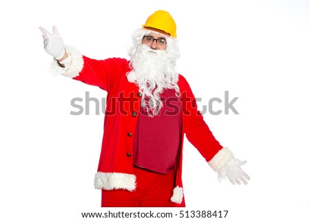 Santa Claus worker