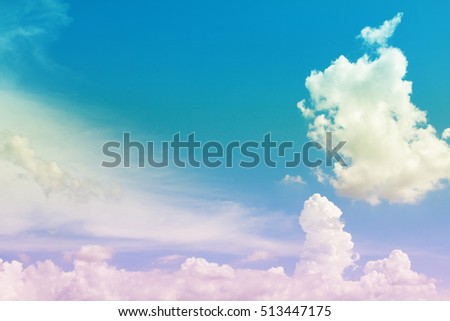 abstract pastel cloud and sky background