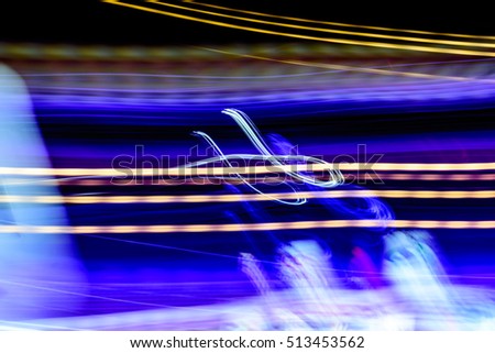 Abstract light Color,Night Light abstract background.