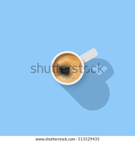Coffee cup vector illustration.