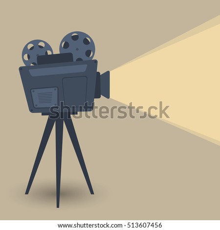 Retro movie projector
