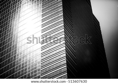 Black and White images of Commercial buildings