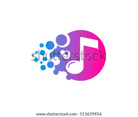 Creative Music Logo Design Template Element