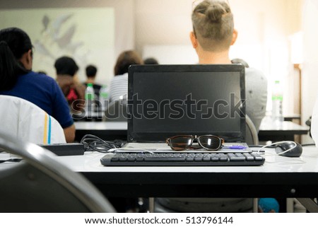 Young scientist working