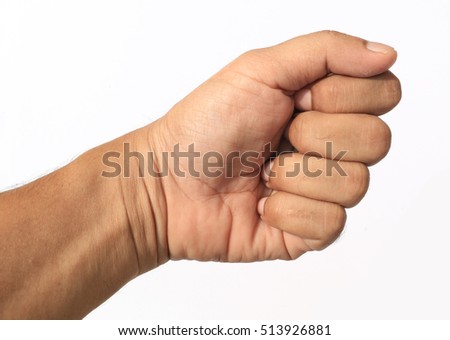 man hand gesture
