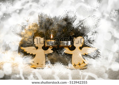 Christmas pictures with angels and candles, MYSTERIOUS LIGHT AND JOY HOLIDAY
