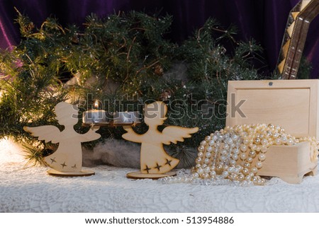 Christmas pictures with angels and candles, MYSTERIOUS LIGHT AND JOY HOLIDAY