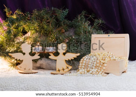 Christmas pictures with angels and candles, MYSTERIOUS LIGHT AND JOY HOLIDAY