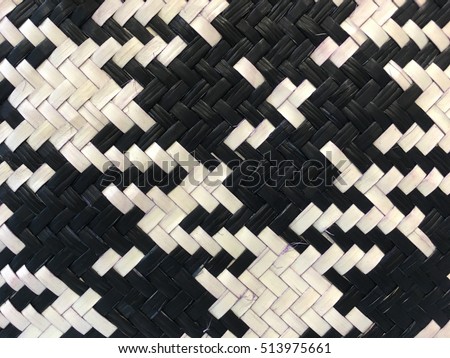 Handcraft weave texture natural wicker,Soft focus (kajood, Bulrushes, Lepironia Articulata) using as a material for handicraft products e.g. bags