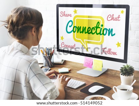 Communication Connection Social Media Concept