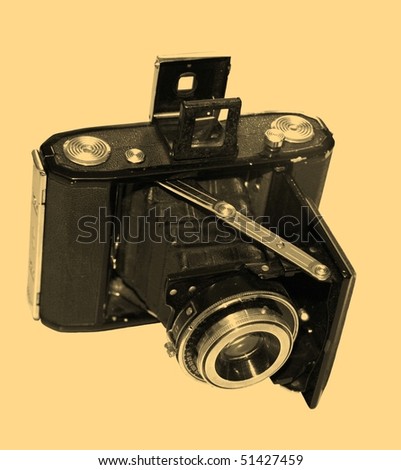 retro camera, stylized antique photos