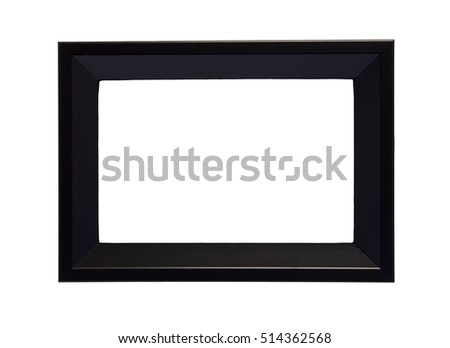 Frame isolated white background.