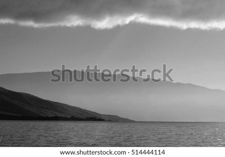 Landscape Of Hawaii Islands From The Water