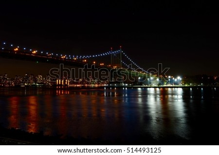 Robert F. Kennedy Bridge, Astoria, Queens, New York City, USA.