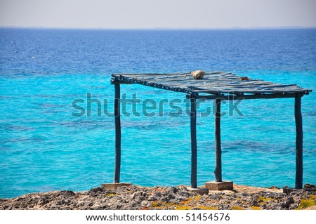 Shelter along the bay of pigs, Cuba