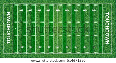 American football field, texture, vector illustration. File contains transparencies