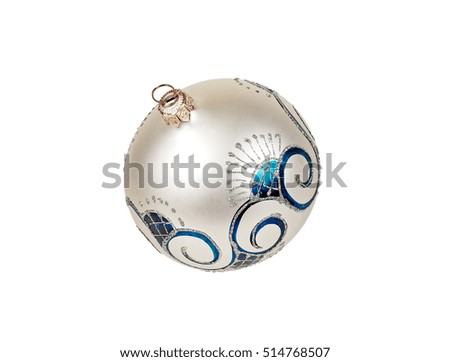  Christmas decoration isolated on white background