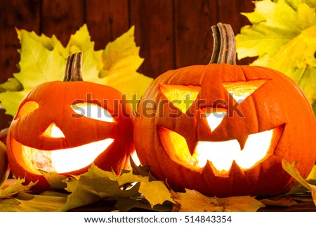Pumpkins halloween day